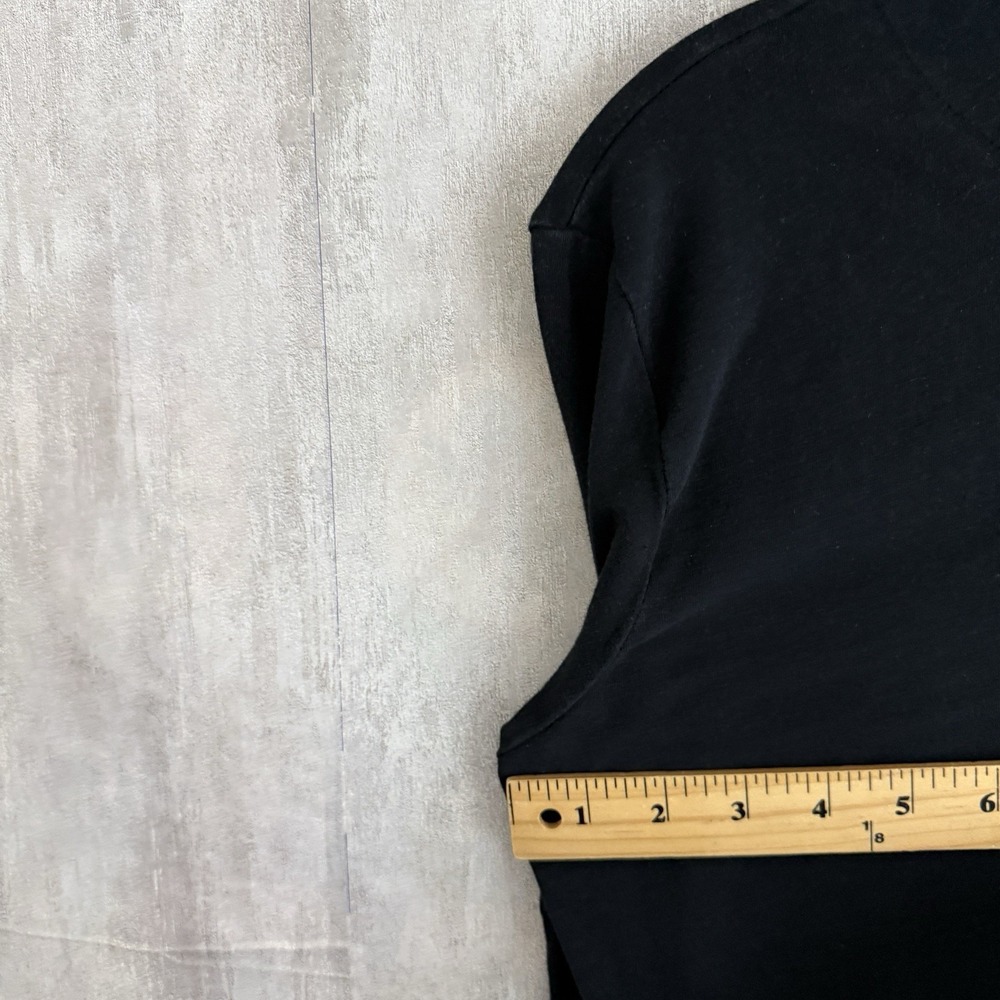 Burberry London Shirt Womens Large Long Sleeve Black Nova Check Elbow Patch READ - Picture 11 of 13